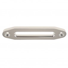 Aluminium winch slot for synthetic cable